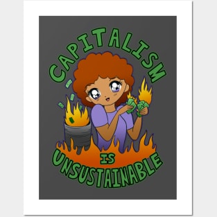 Capitalism Cutie Version 2 Posters and Art